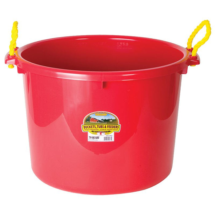 Red 70 Quart Muck Tub