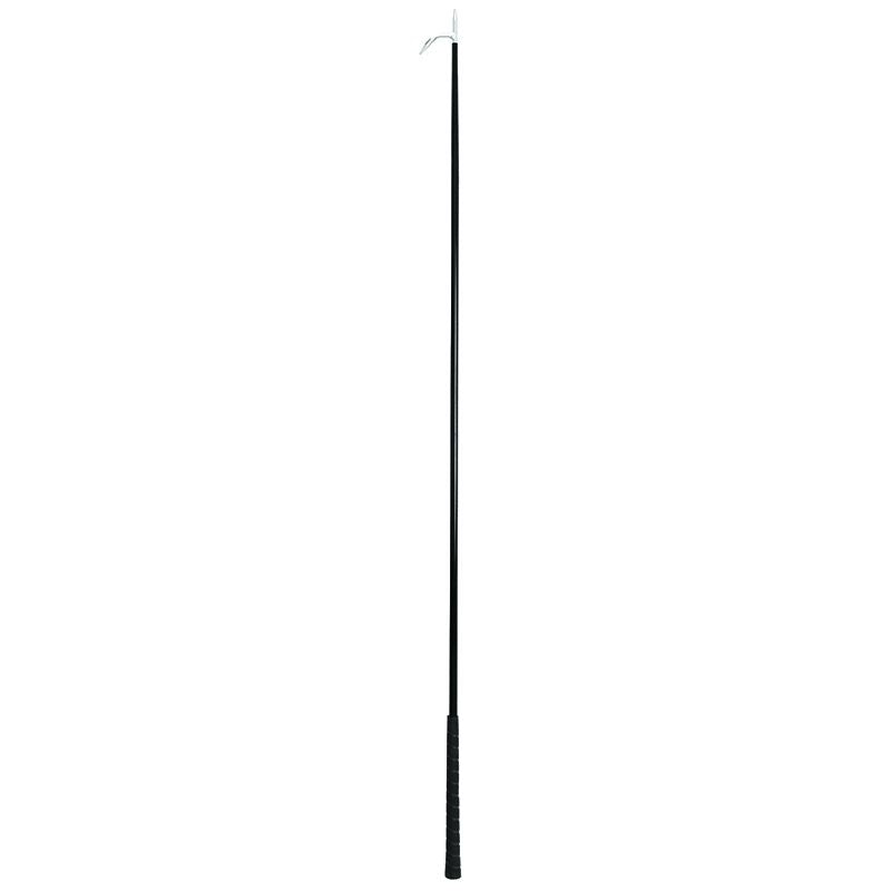 Leather Black Cattle Show Stick 54"