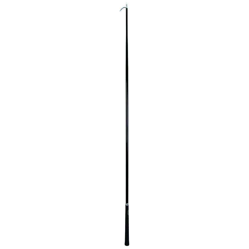 Leather Black Cattle Show Stick 60"