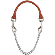 Leather Goat 24" Leather and Chain Collar
