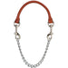 Leather Goat 24" Leather and Chain Collar