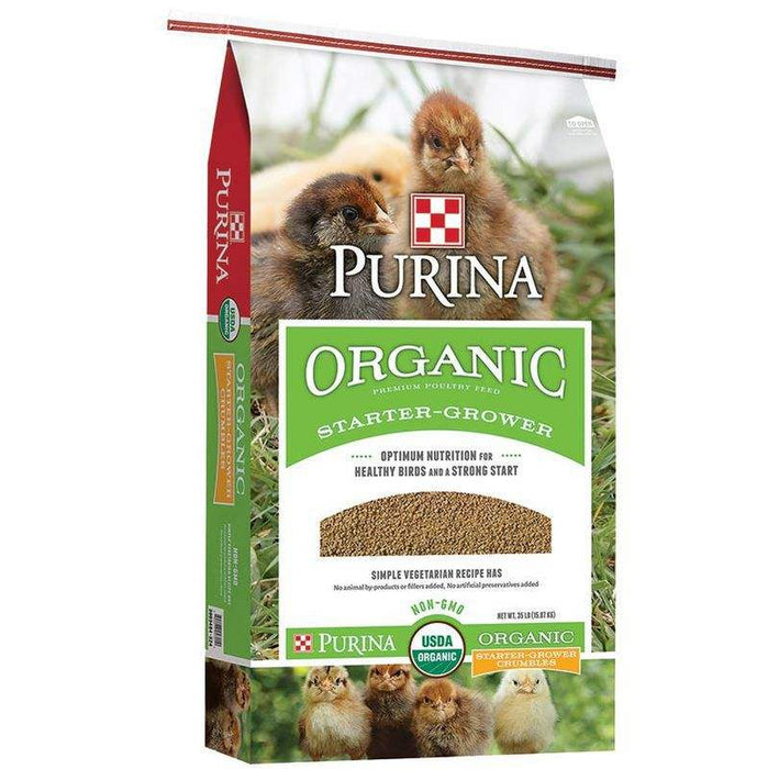 Purina Animal Nutrition Organic Starter-Grower 35 lbs