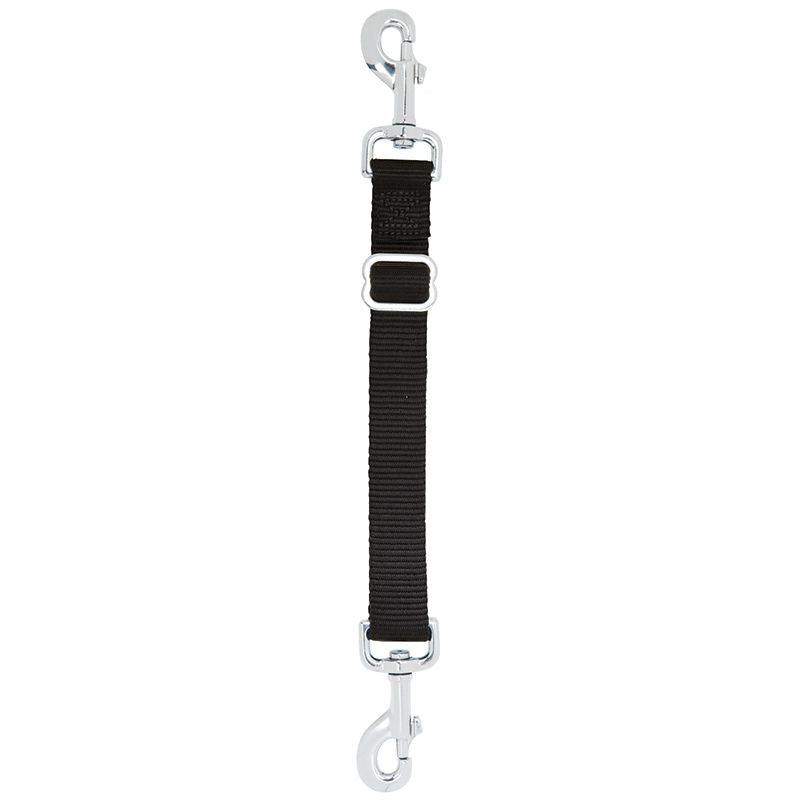 Leather Black Adjustable Sheep and Goat Walking Tie