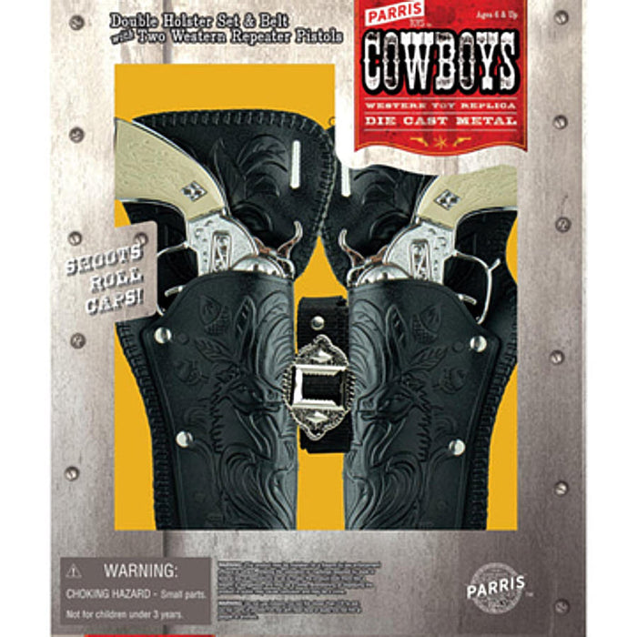 Parris Toys Stage Couch Double Holster Gun Set