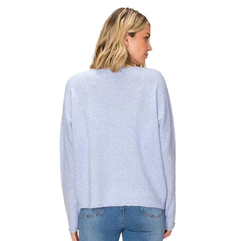 Staccato Women's Light Blue Button Loose Cardigan