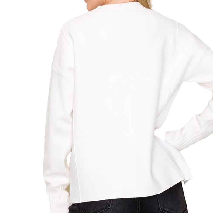 Staccato Women's Ivory Pullover Sweater