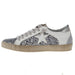 Shu Shop Kid`s Paris Silver Sparkle Casual Shoe