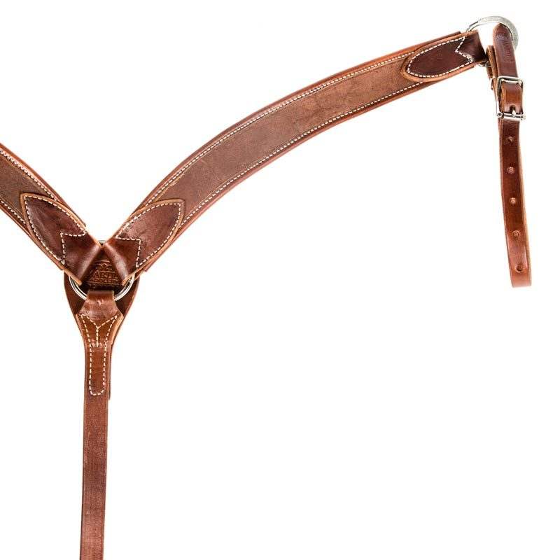 Martin Saddlery Chocolate 1 1/2 inch Roughout Breast Collar