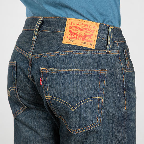 Levi Strauss 559 Relaxed Straight Dark Wash Jeans