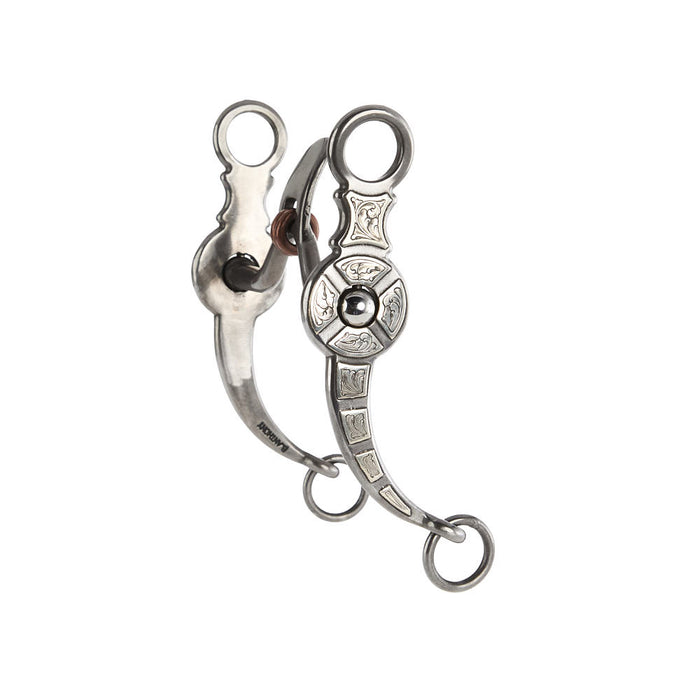 Brandon Anthony Spoon with per Rings Silver Shank Bit