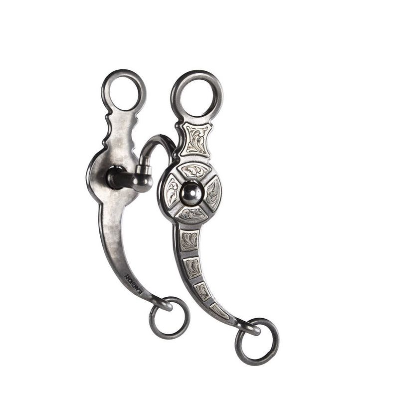 Brandon Anthony Low Port rection Silver Shank Bit