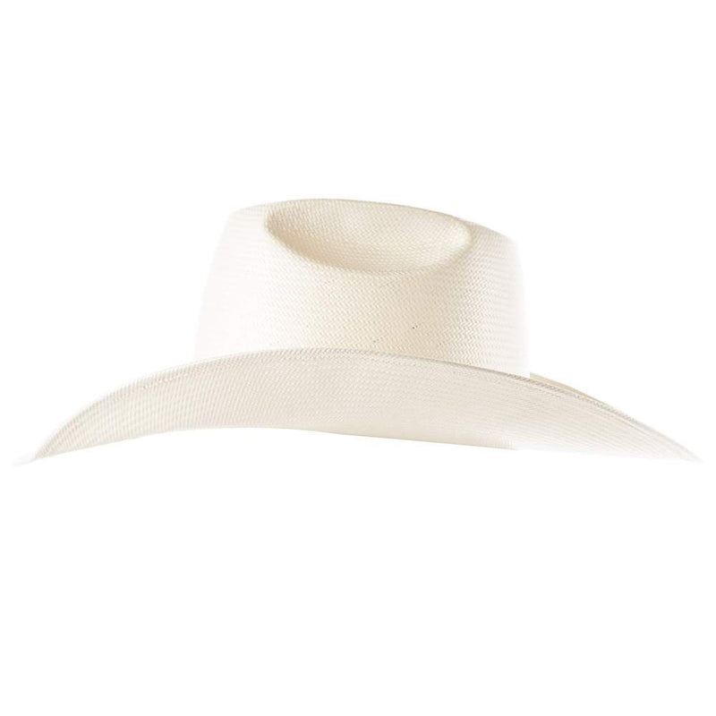 American Hats AHC 5604 2 Cord Black Band 4in. Brim Open Crown Straw Cowboy Hat