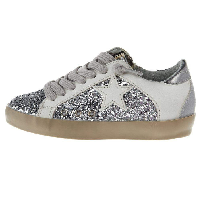 Shu Shop Paris Toddlers Silver Sparkle Shoes