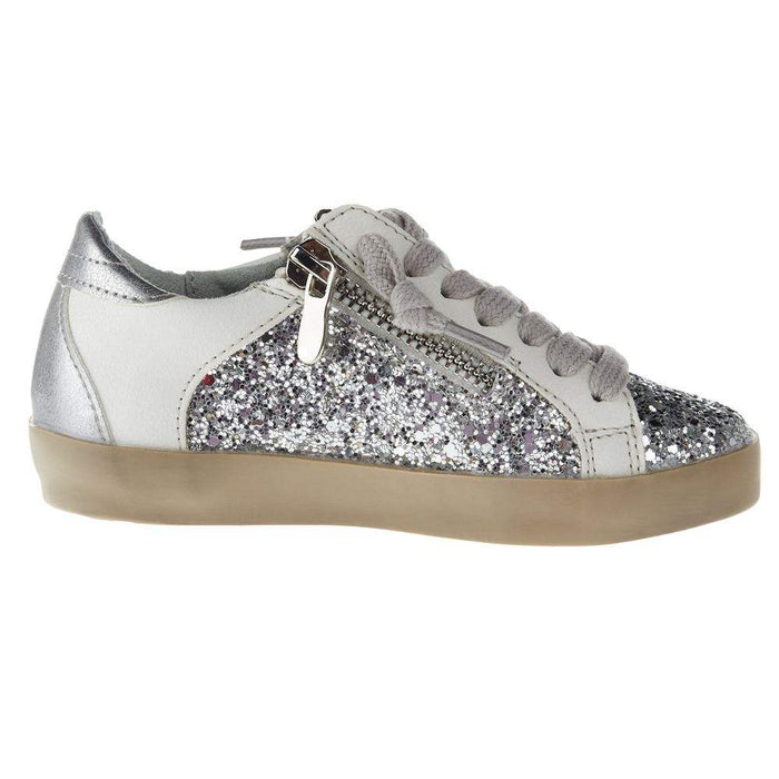 Shu Shop Paris Toddlers Silver Sparkle Shoes