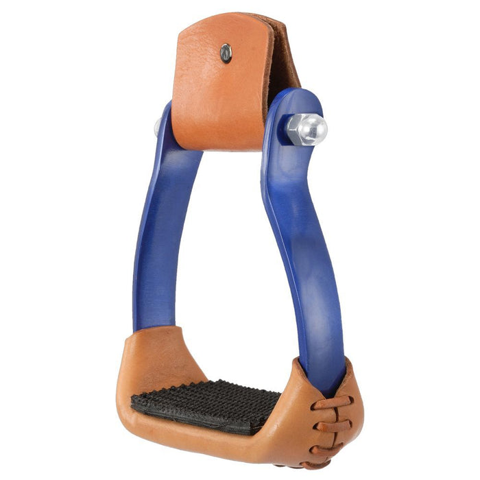 Tough 1 Colored Aluminum Barrel Racing Stirrups