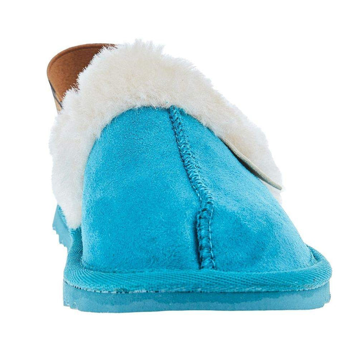 Blazin` Roxx Girls Youth Blazin Sydney Fur Lined Turquoise SlipOn Houseshoes