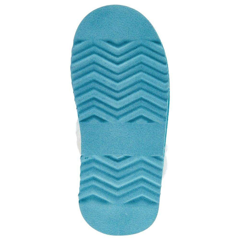 Blazin` Roxx Girls Youth Blazin Sydney Fur Lined Turquoise SlipOn Houseshoes