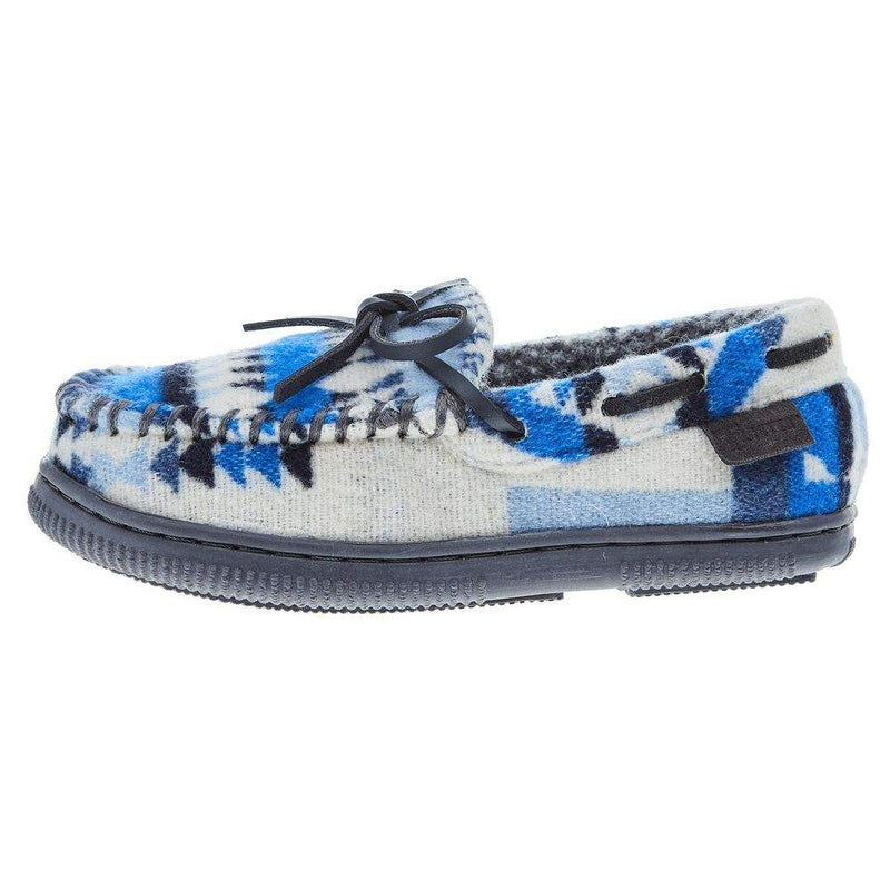Twister Boys Youth Ron Blue Moc Style Houseshoes