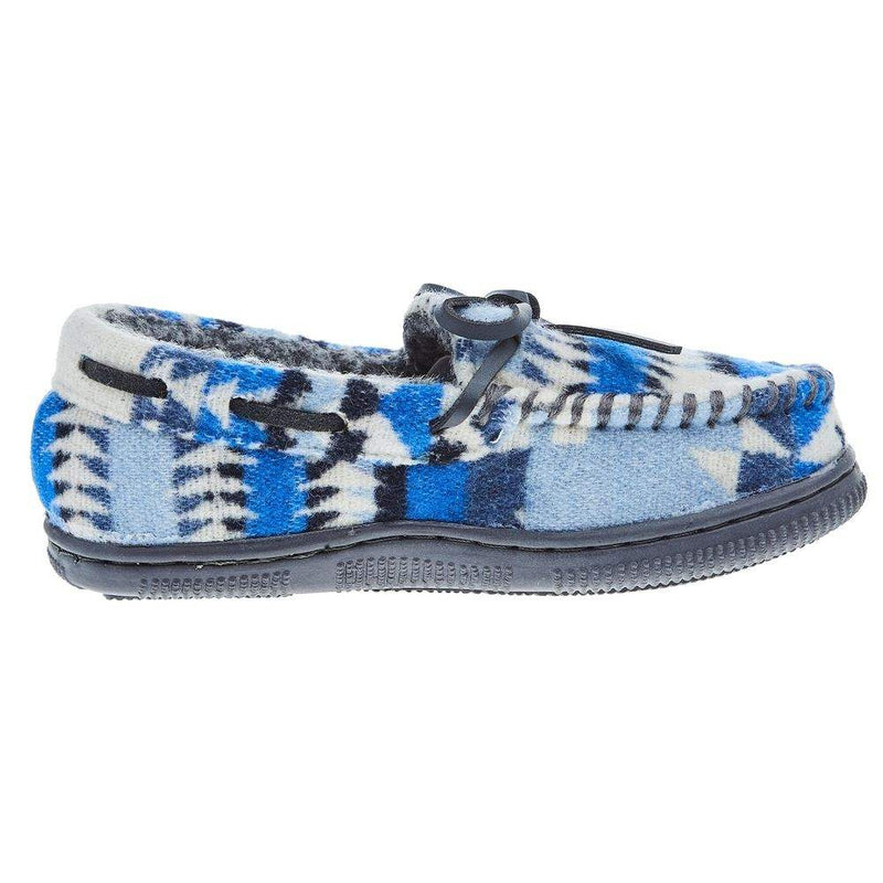 Twister Boys Youth Ron Blue Moc Style Houseshoes
