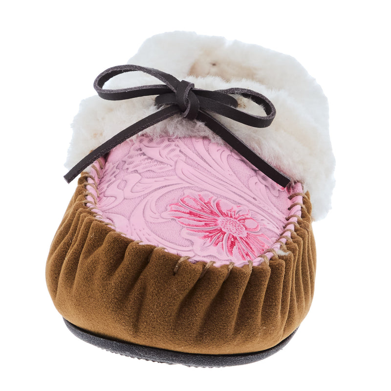 Blazin` Roxx Women`s BR Pink Rose Moccasin