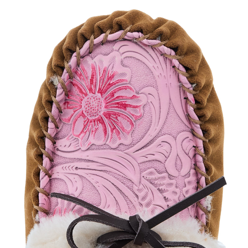 Blazin` Roxx Women`s BR Pink Rose Moccasin