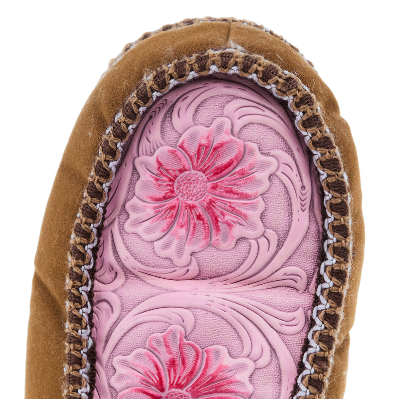 Blazin` Roxx Women`s Blazin' Pink Rose Ankle Boot House Shoe