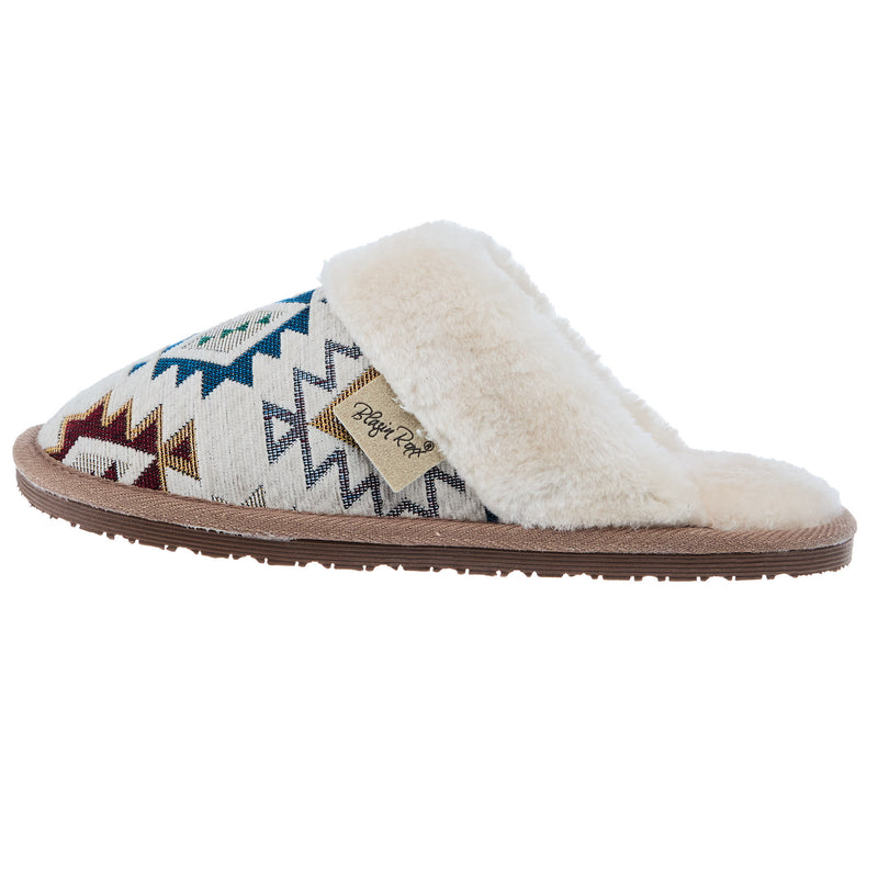 Blazin` Roxx Women`s Blazin' Cream Nora Slide House Shoe