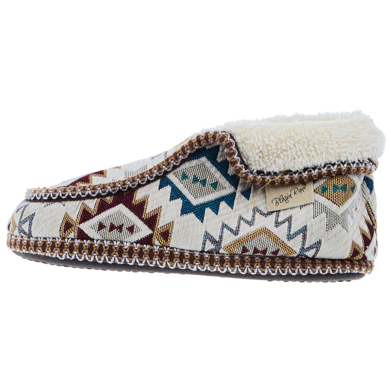 Blazin` Roxx Women`s Blazin' Cream Nora Ankle Boot House Shoe