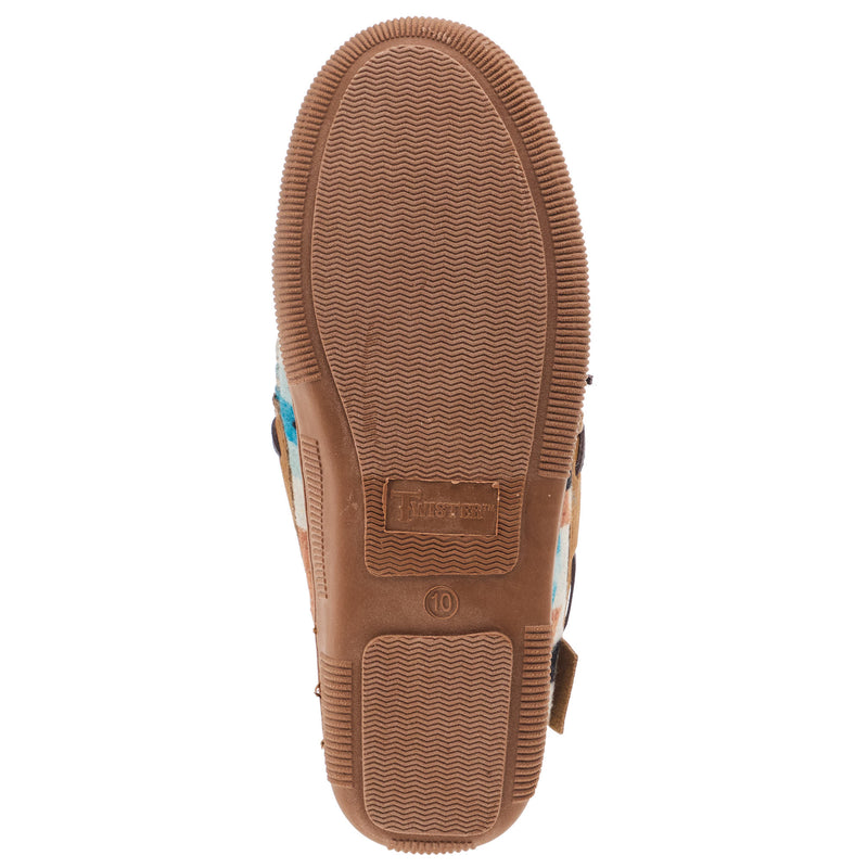 Twister Men`s Aztec Print Milo Moccasin