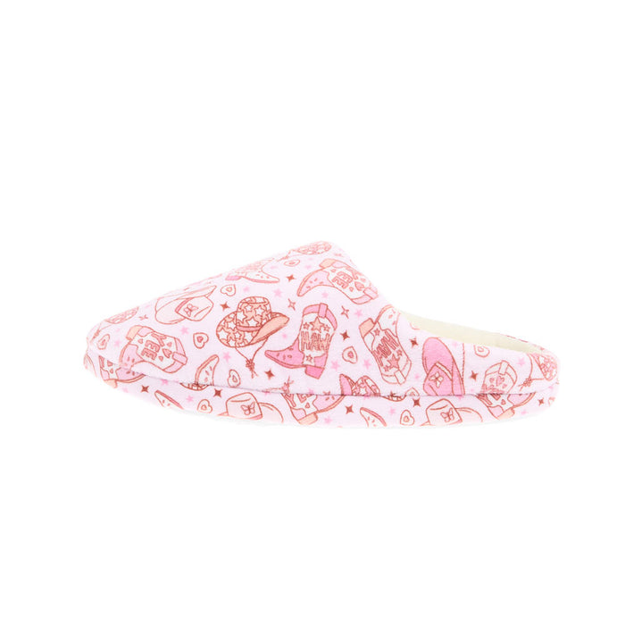 Blazin` Roxx Women`s Maddie Pink YeeHaw Slipper