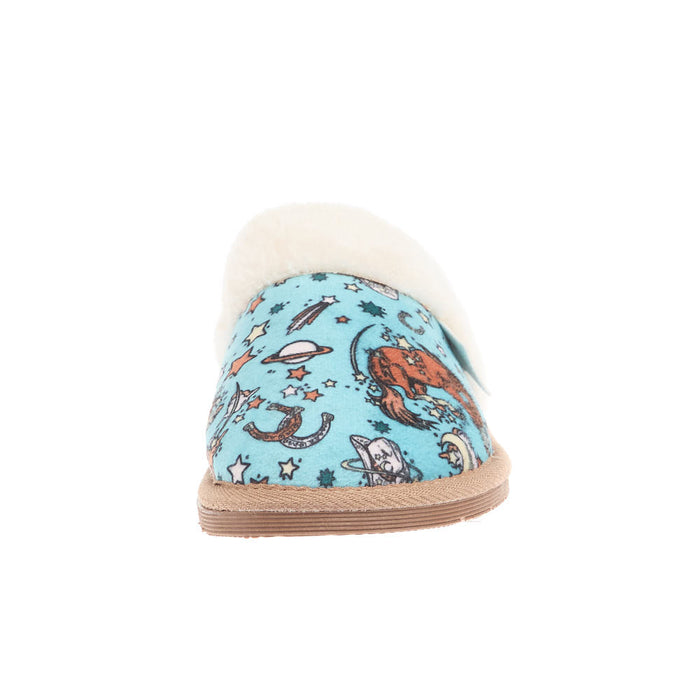 Blazin` Roxx Women`s Kara Turquoise Bronc Slipper