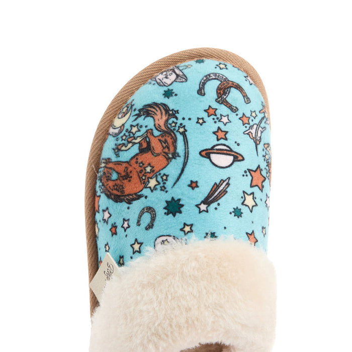 Blazin` Roxx Women`s Kara Turquoise Bronc Slipper