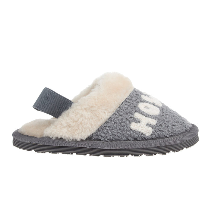 Blazin` Roxx Kid`s Kinsey Grey in.Howdyin. Print Slipper