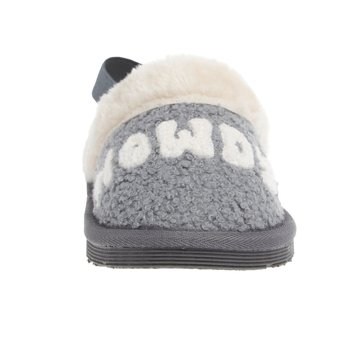 Blazin` Roxx Kid`s Kinsey Grey in.Howdyin. Print Slipper