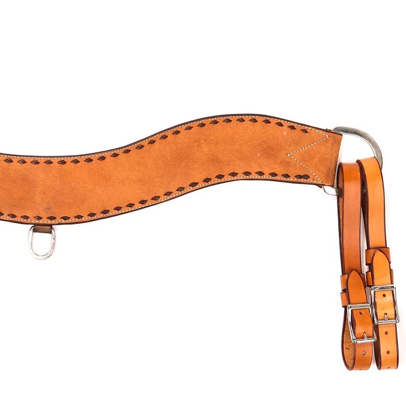 Roughout Tripping Collar with Buckstitching