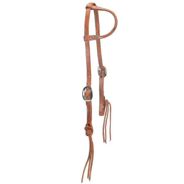 Natural Rattlesnake Single Ear Headstall