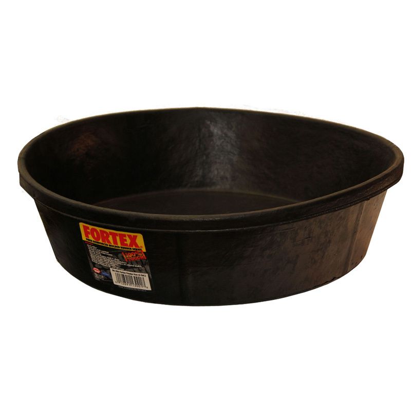 3 Gallon Rubber Feed Pan
