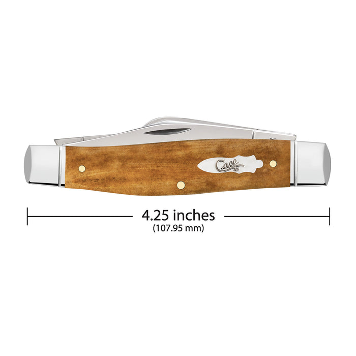 Case Smooth Antique Bone Large Stockman (6375 SS) Fluted Bolsters