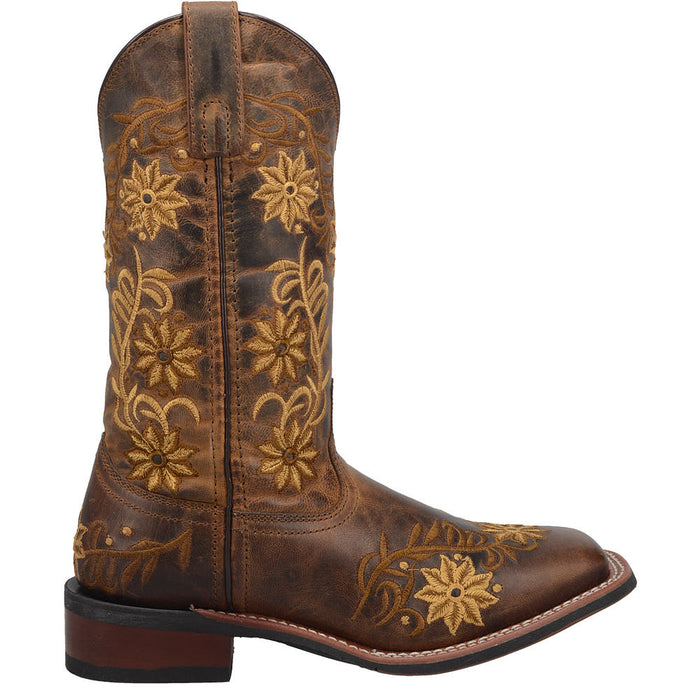Laredo Women's Secret Garden Brown Vamp 11in Matching Top