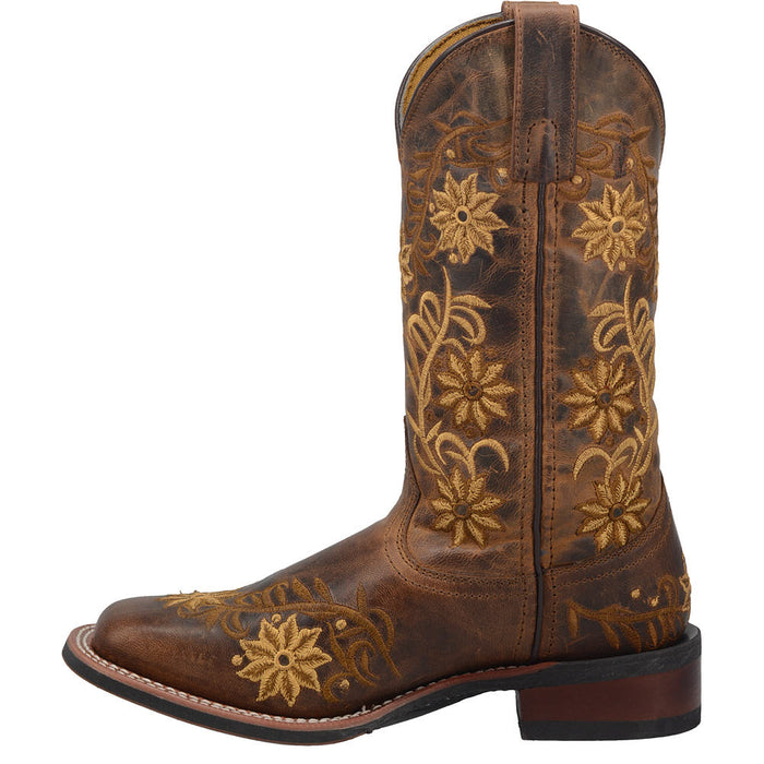 Laredo Women's Secret Garden Brown Vamp 11in Matching Top