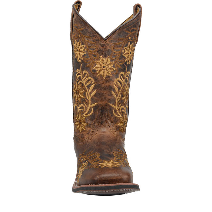 Laredo Women's Secret Garden Brown Vamp 11in Matching Top