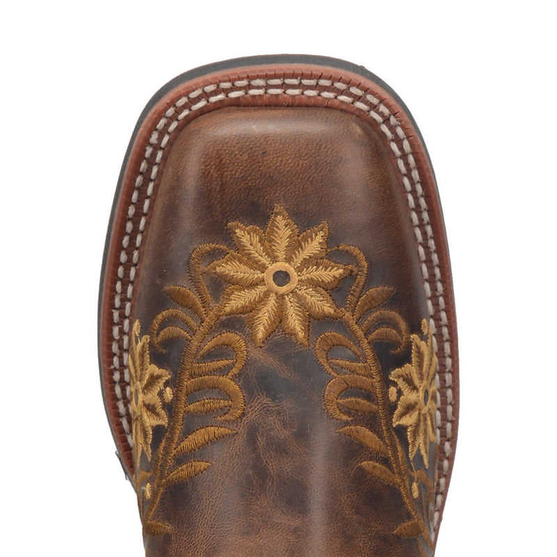 Laredo Women's Secret Garden Brown Vamp 11in Matching Top