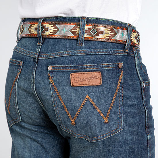 Wrangler Mens Retro Slim Fit Straight Leg Jean