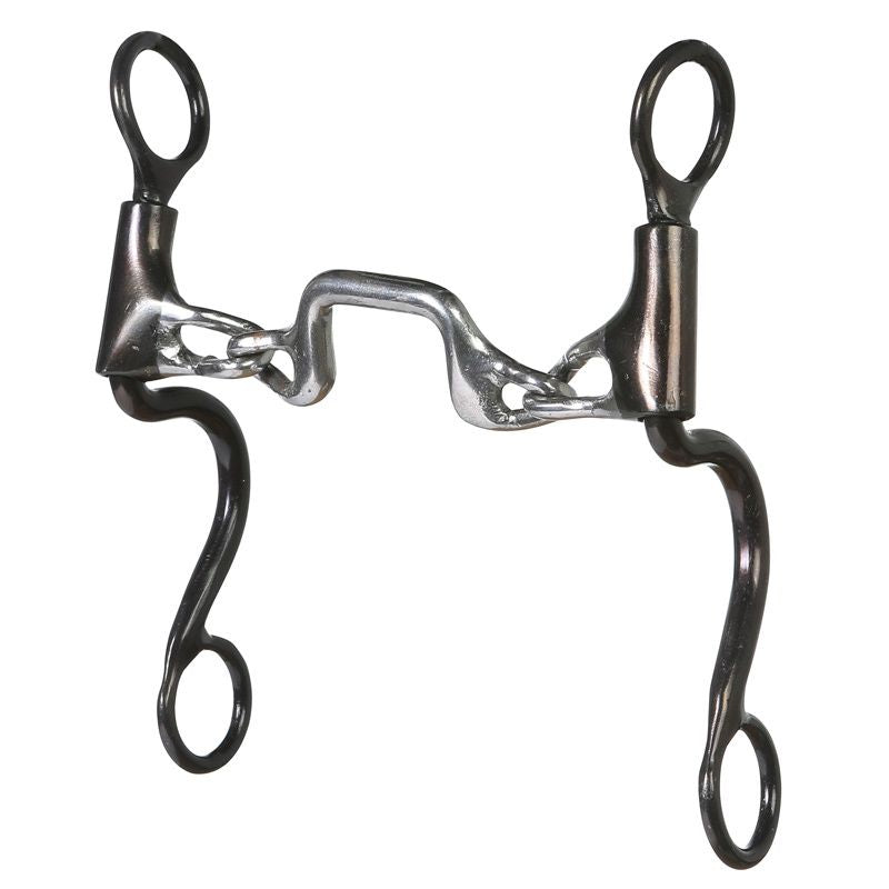 1 1/4" Low Square Ported Chain 6 1/2" Cheek Bit