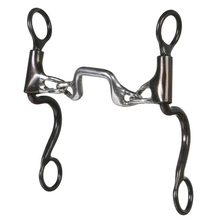 1 1/4" Low Square Ported Chain 6 1/2" Cheek Bit