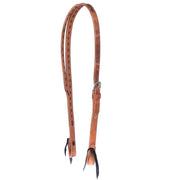 Split Ear Navy Buckstitch Headstall