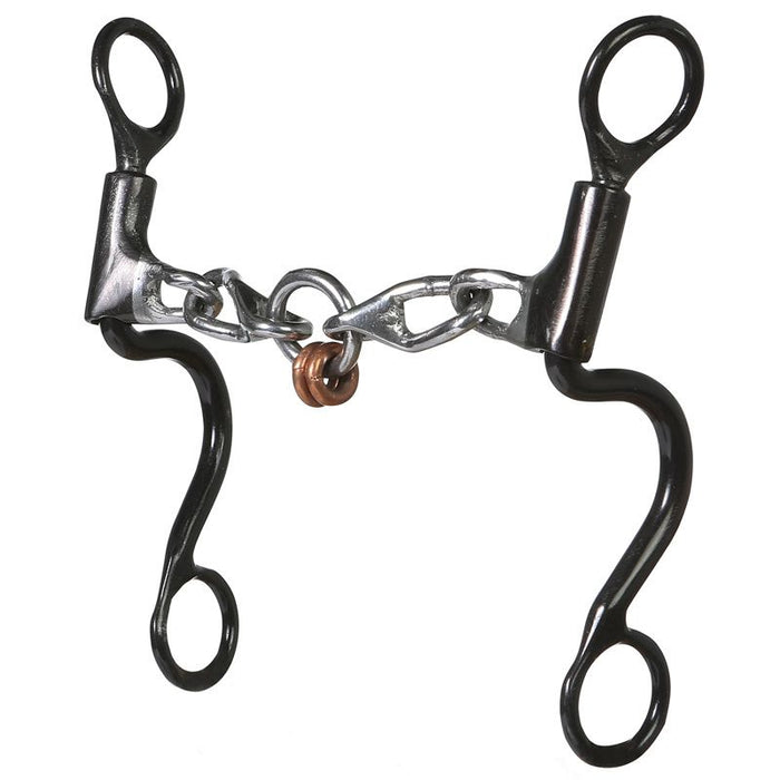 5/8" Small Donut with Chain 6 1/2" Cheek Bit