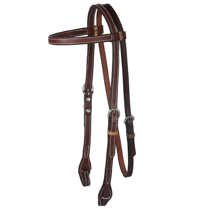 Oiled Browband Headstall with Quick Change Ends