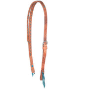 Tack Turquoise Buckstitch Split Ear Headstall
