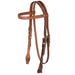Running W Oiled Browband Headstall with Quick Change Ends